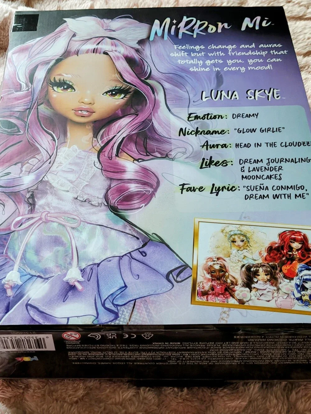 MGA New Fashion Doll Series Mirror Mi Luna Skye Doll - New In Package